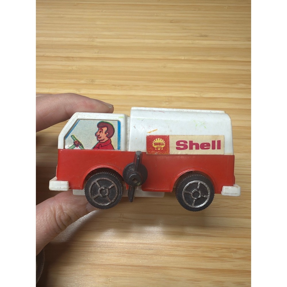 Vintage Durham Industries Shell Wind Up Delivery Truck No 3215 Hong Kong